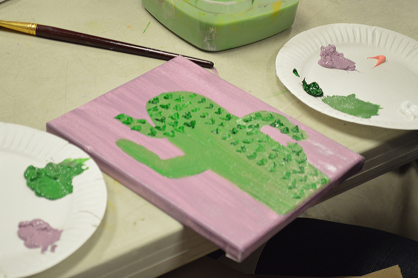 Paint nite at Bookmans offers fun and art for all